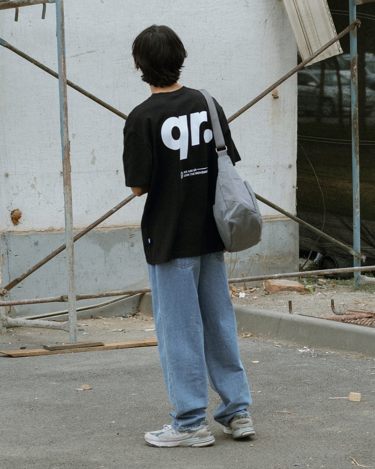 ФУТБОЛКА QR DOT ҚАРА