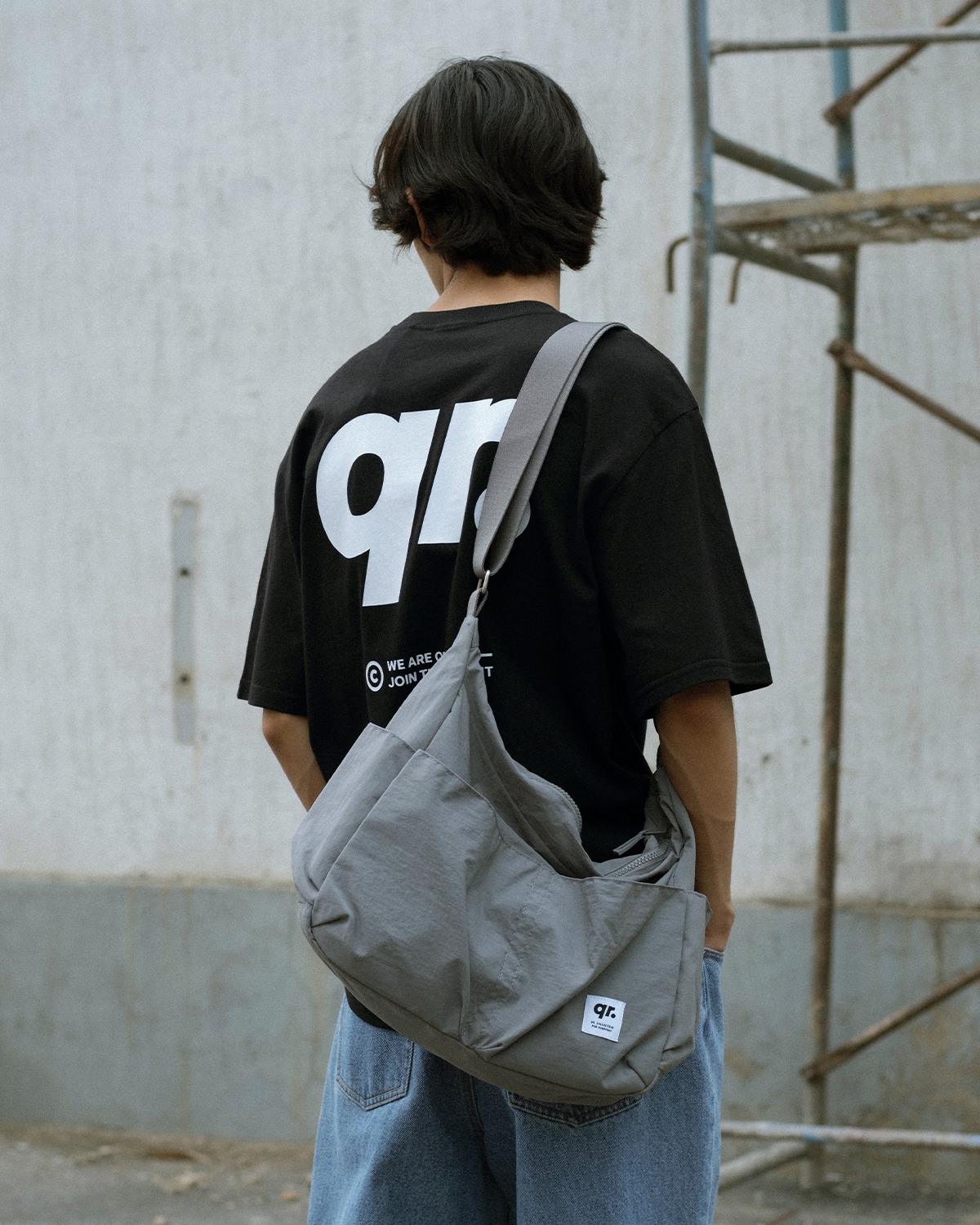 ФУТБОЛКА QR DOT ҚАРА