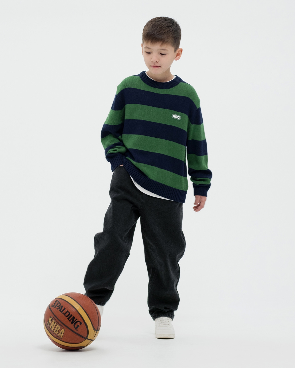 ЖЕМПІР БАЛА STRIPED ҚОЮ ЖАСЫЛ КӨК