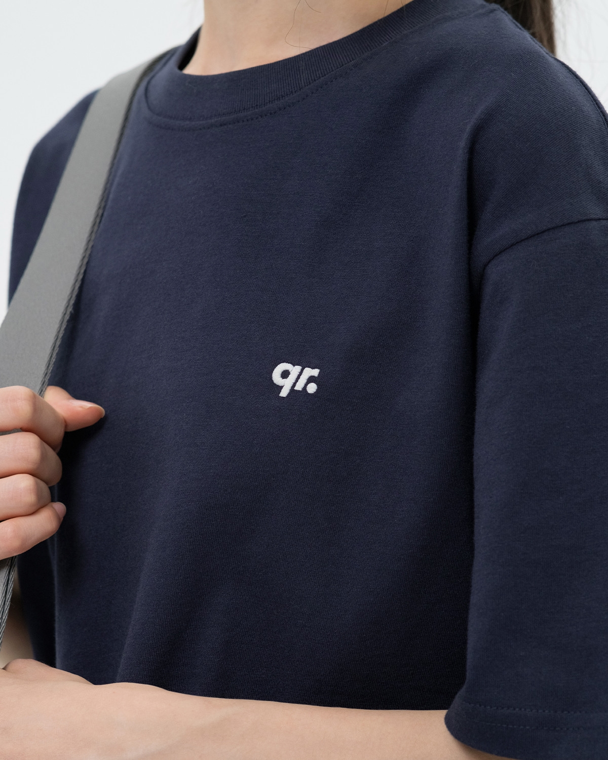 ФУТБОЛКА QR BASIC  ҚОЮ КӨК