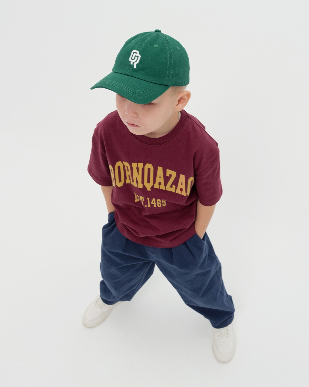 ФУТБОЛКА БАЛА BORN QAZAQ ҚОЮ ҚЫЗЫЛ