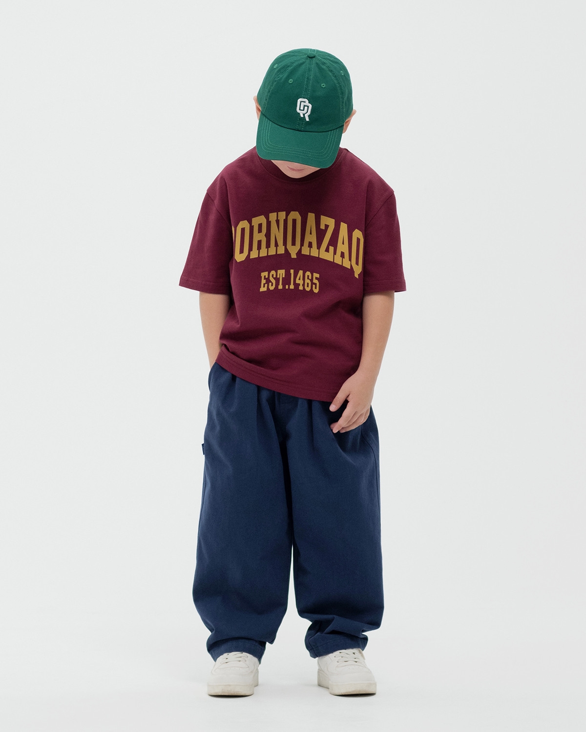 ФУТБОЛКА БАЛА BORN QAZAQ ҚОЮ ҚЫЗЫЛ