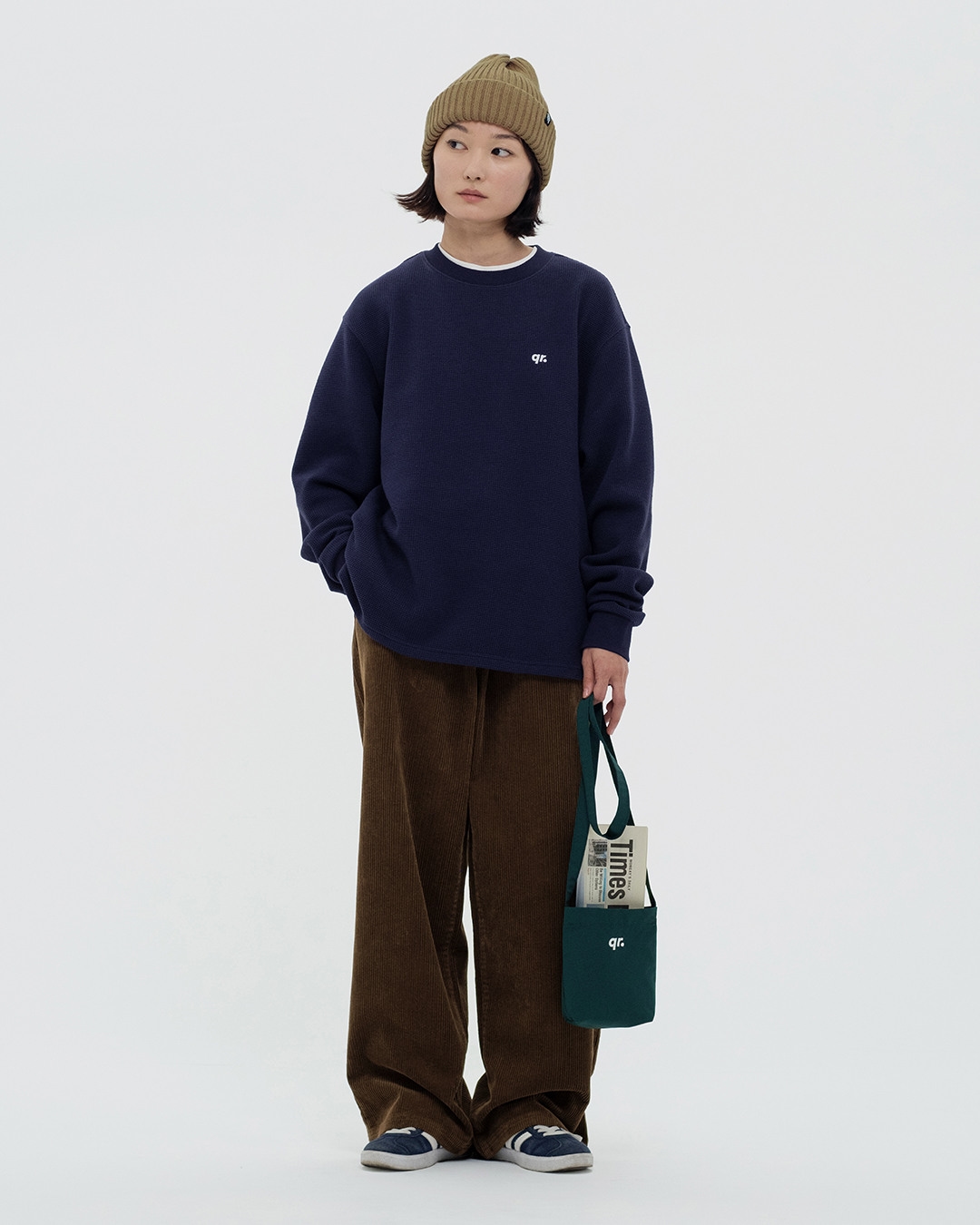 ЖЕМПІР WAFFLE ҚОЮ КӨК