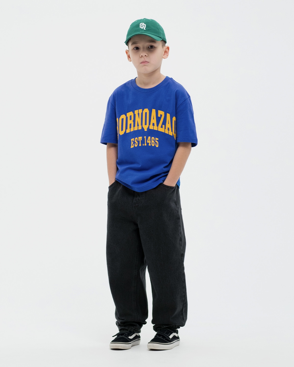 ФУТБОЛКА БАЛА BORN QAZAQ КӨК