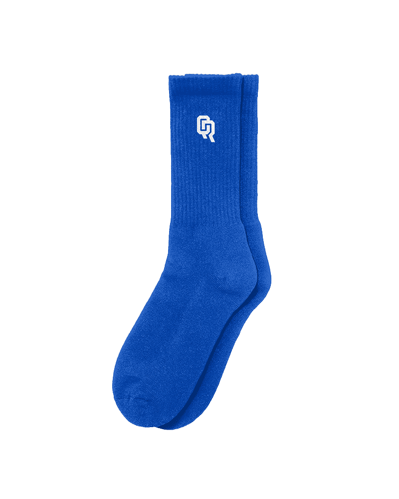 длинные Носки QR синие