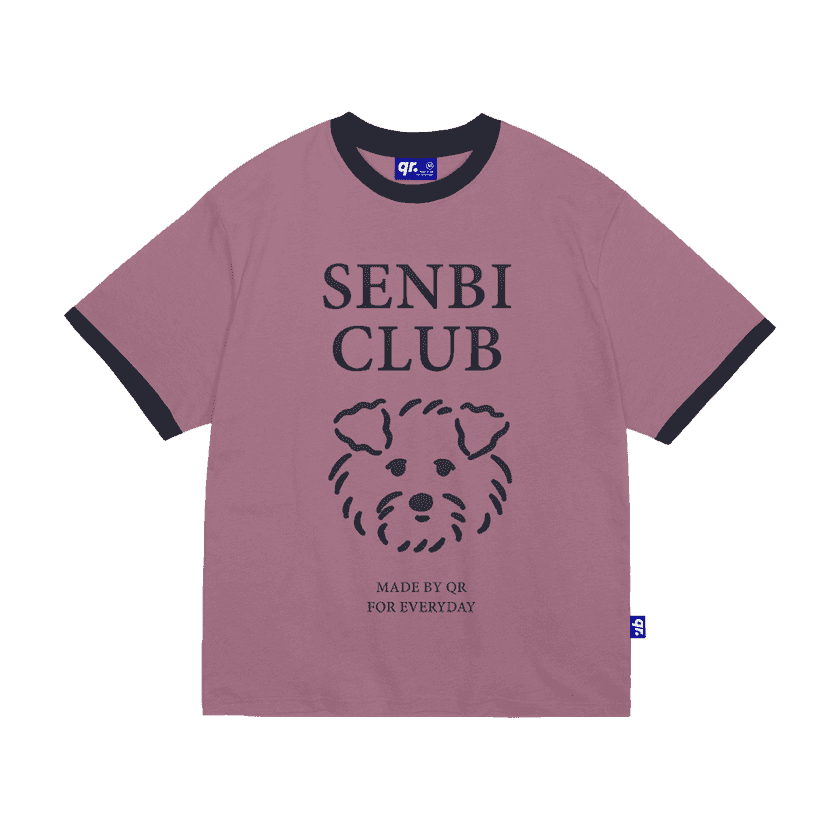 ФУТБОЛКА 2COLOR SENBI CLUB БОЗ ҚЫЗҒЫЛТ