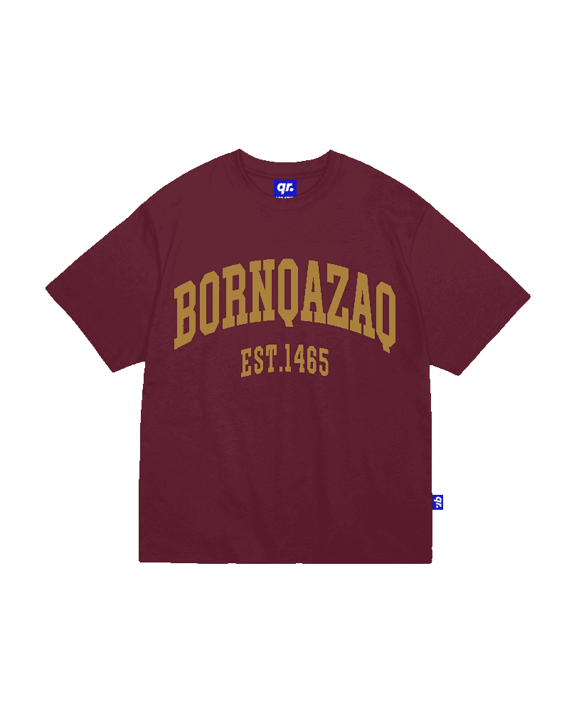 ФУТБОЛКА БАЛА BORN QAZAQ ҚОЮ ҚЫЗЫЛ