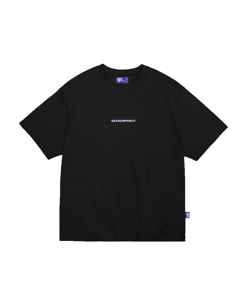 ФУТБОЛКА QAZAQ REPUBLIC ЧЁРНАЯ