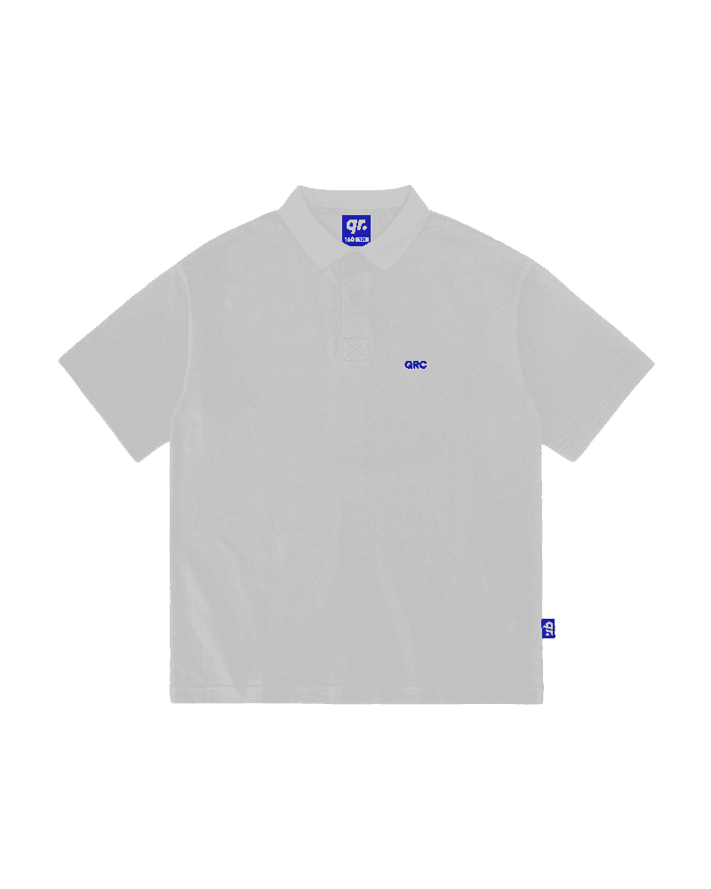 KIDS POLO T-SHIRT QRC WHITE