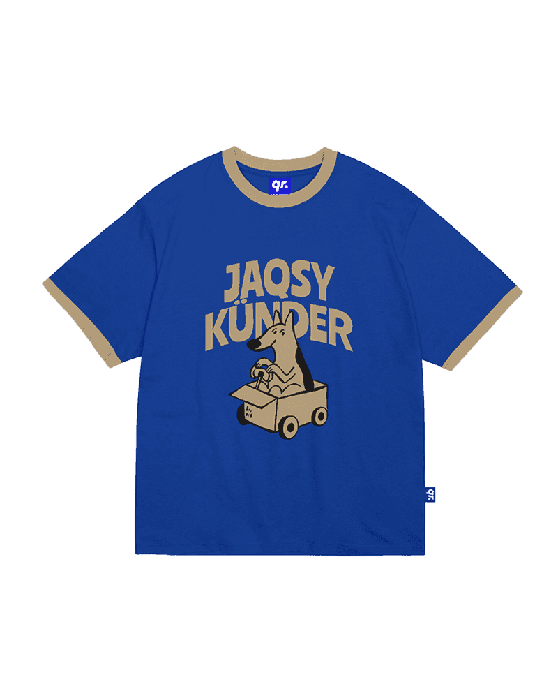 KIDS T-SHIRT 2COLOR KUNDER BLUE