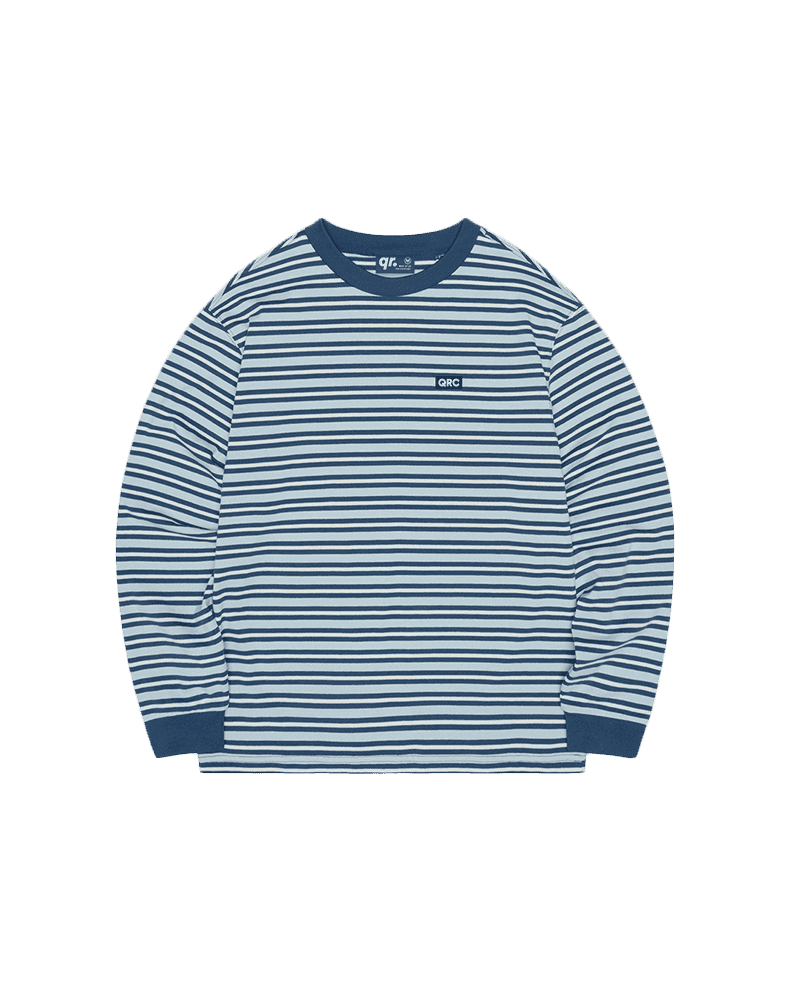 LS ФУТБОЛКА STRIPED СЕРАЯ