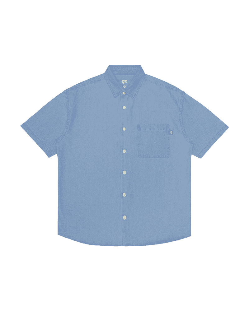 РУБАШКА SS DENIM СИНЯЯ