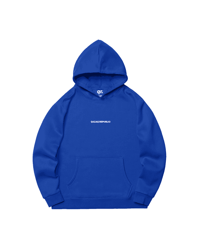 KIDS HOODIE qazaq republic BLUE