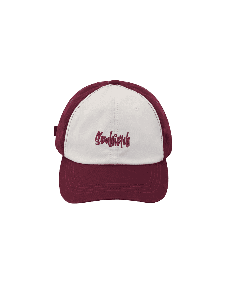 CAP 2COLOR BURGUNDY
