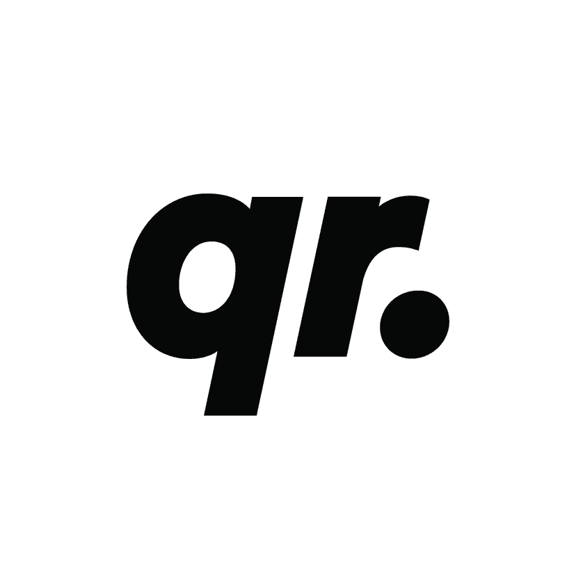 стикер qrd белый 