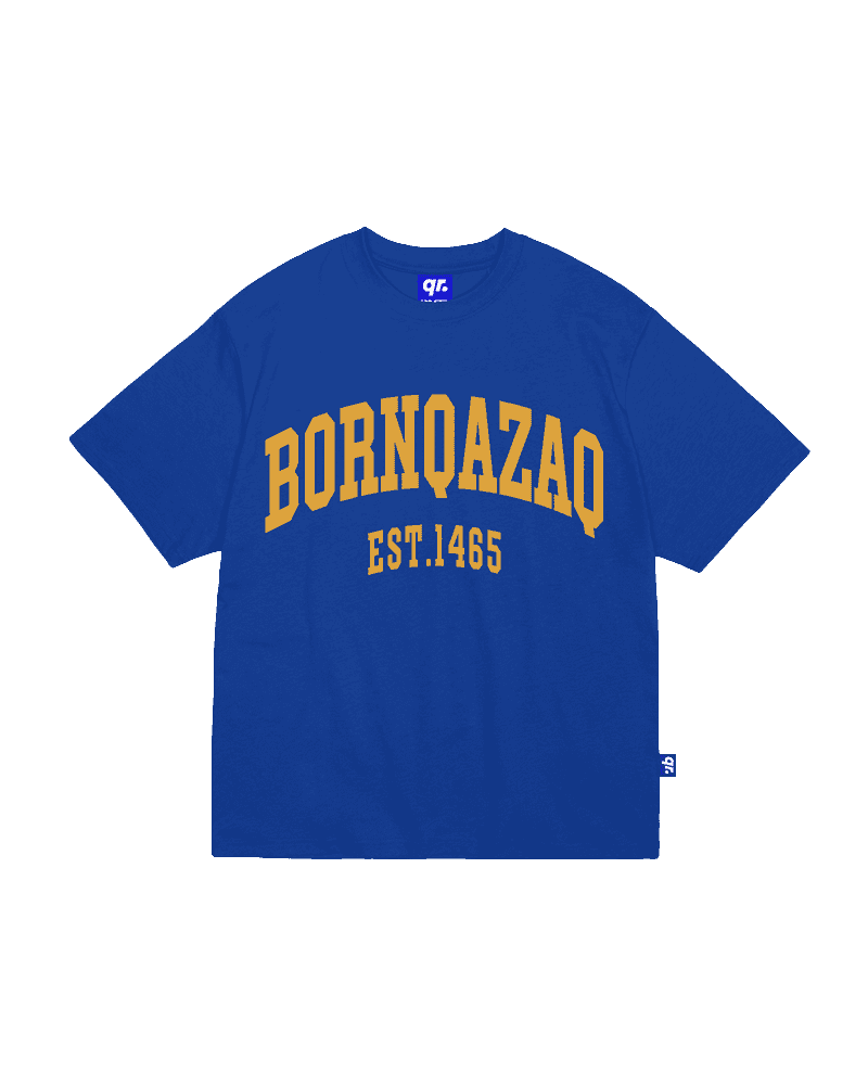 ДЕТСКАЯ ФУТБОЛКА BORN QAZAQ СИНЯЯ