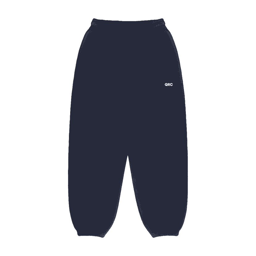 шалбар бала jogger basic qrc қою көк 