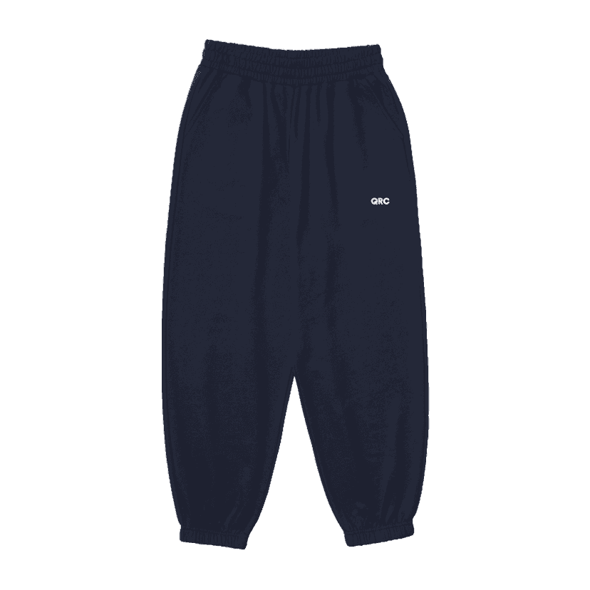 шалбар jogger qrc қою көк