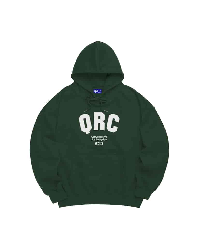 бүржейде over qrc қою жасыл 