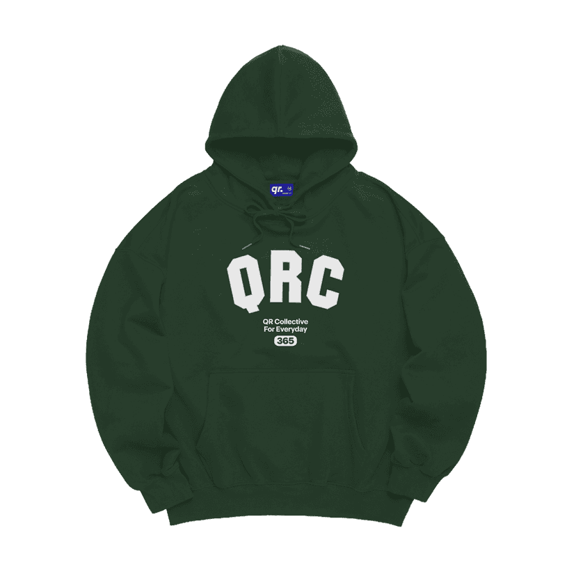 бүржейде over qrc қою жасыл 
