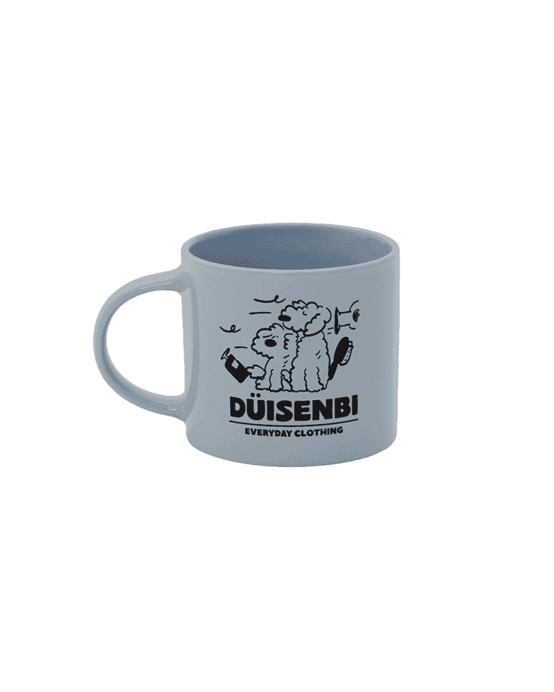 КЕРАМИКА КРУЖКА DUISENBI СЕРО-ГОЛУБАЯ