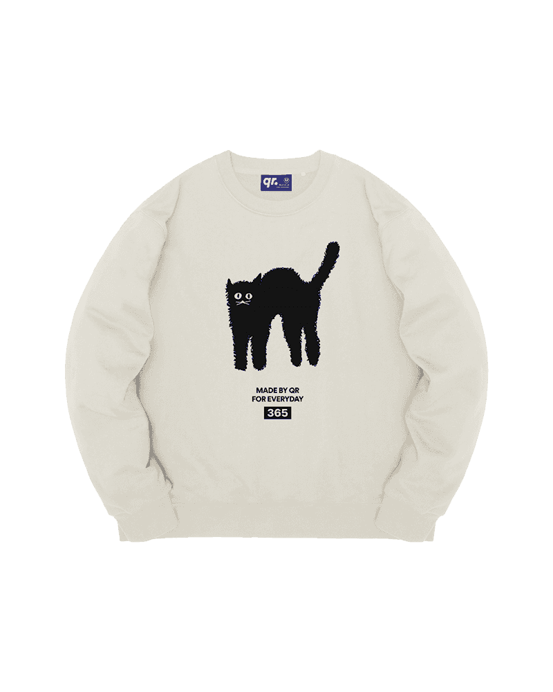 СВИТШОТ MYSYQ БЕЛЫЙ