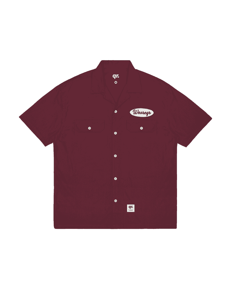 РУБАШКА WORKER БОРДОВАЯ