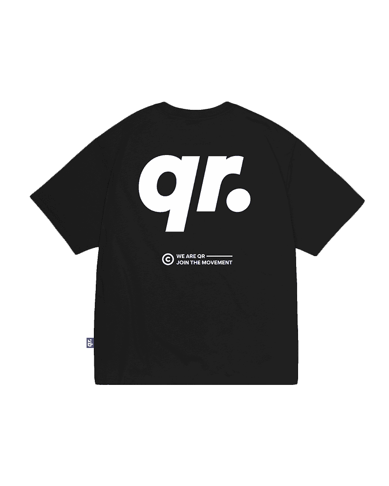 ФУТБОЛКА QR DOT ҚАРА