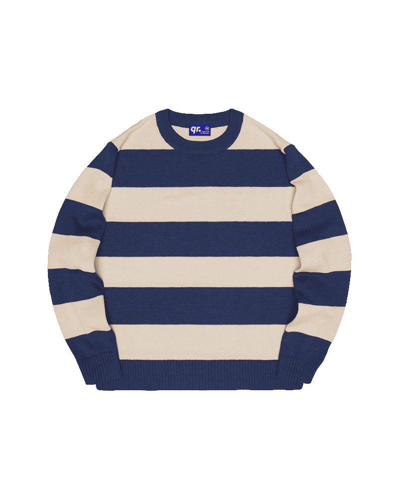 ЖЕМПІР STRIPED ҚОЮ САРҒЫШ КӨК