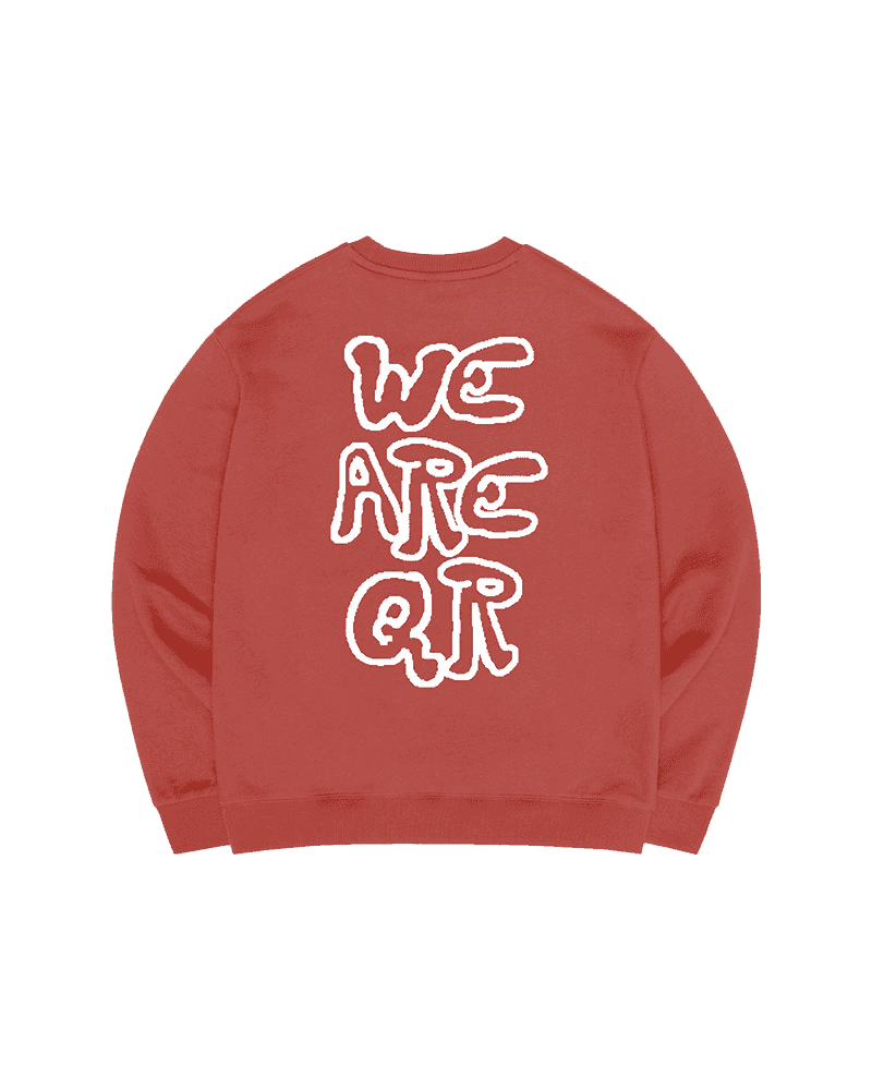 SWEATSHIRT WRQ GRAFFITI ORANGE