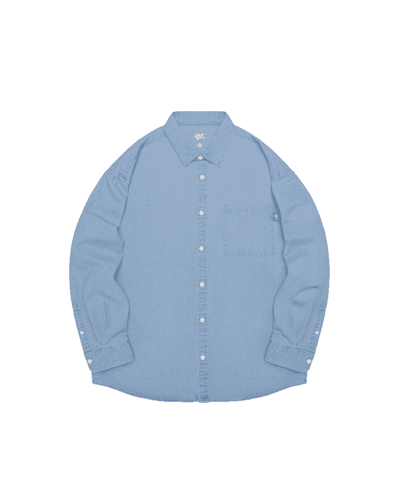 РУБАШКА DENIM СИНЯЯ