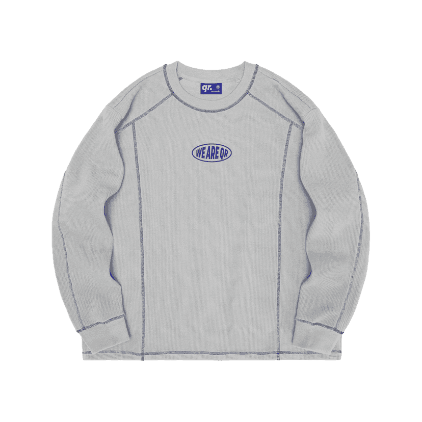 жемпір waffle wrq ашық сұр