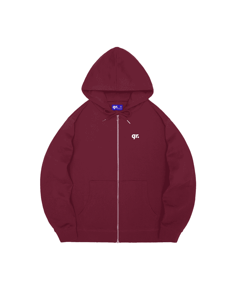 ЗИППЕР ХУДИ BASIC БОРДОВЫЙ