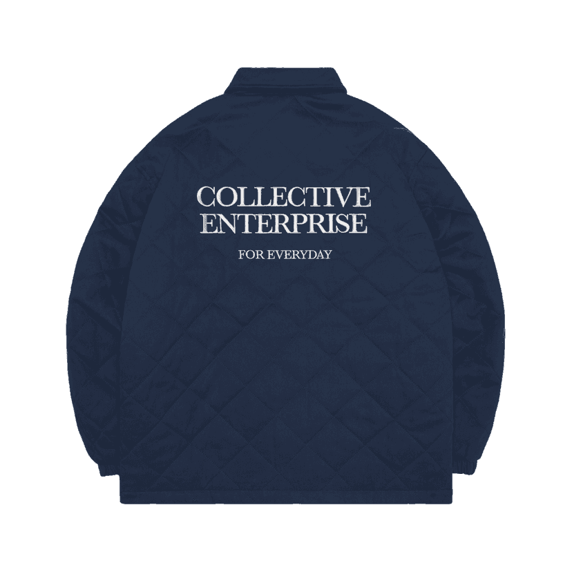 jacket quilted dark blue