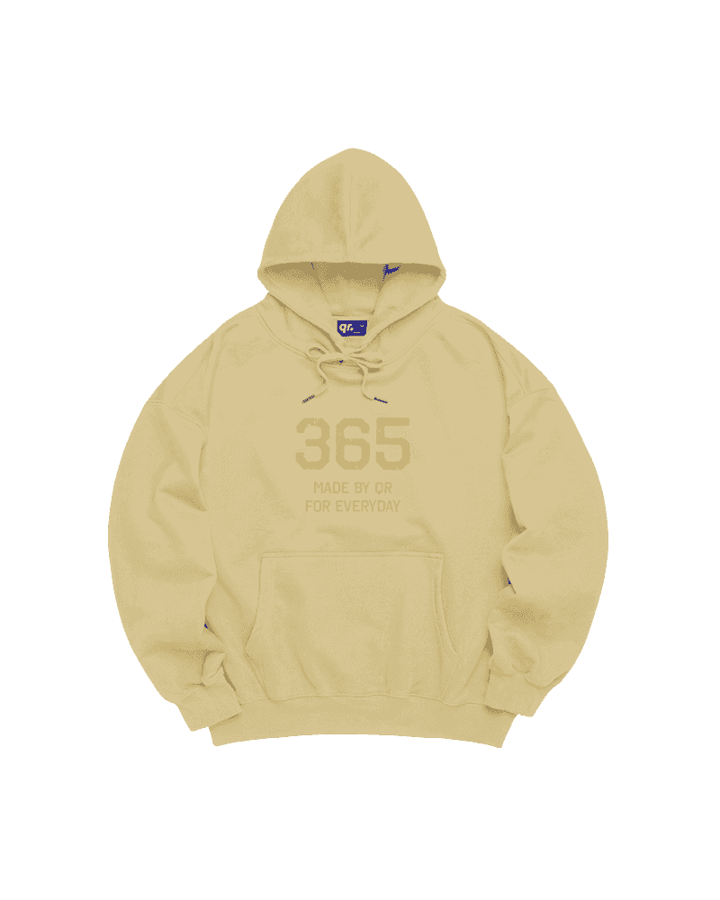 ХУДИ OVERFIT 365 СВЕТЛО-ЖЕЛТАЯ