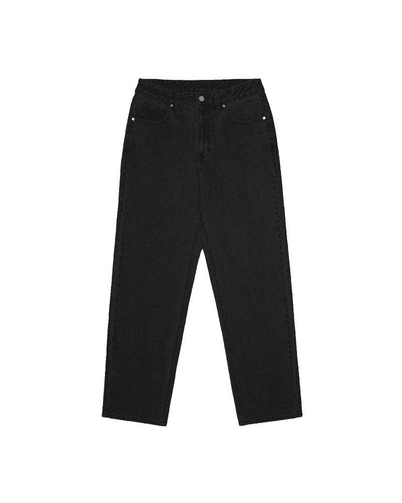 ДЖИНСЫ REGULAR ЧЁРНЫЕ