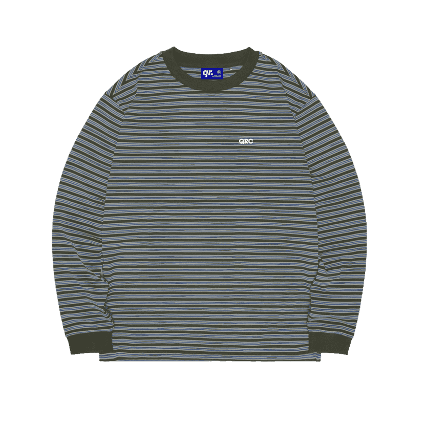 ls футболка striped хаки