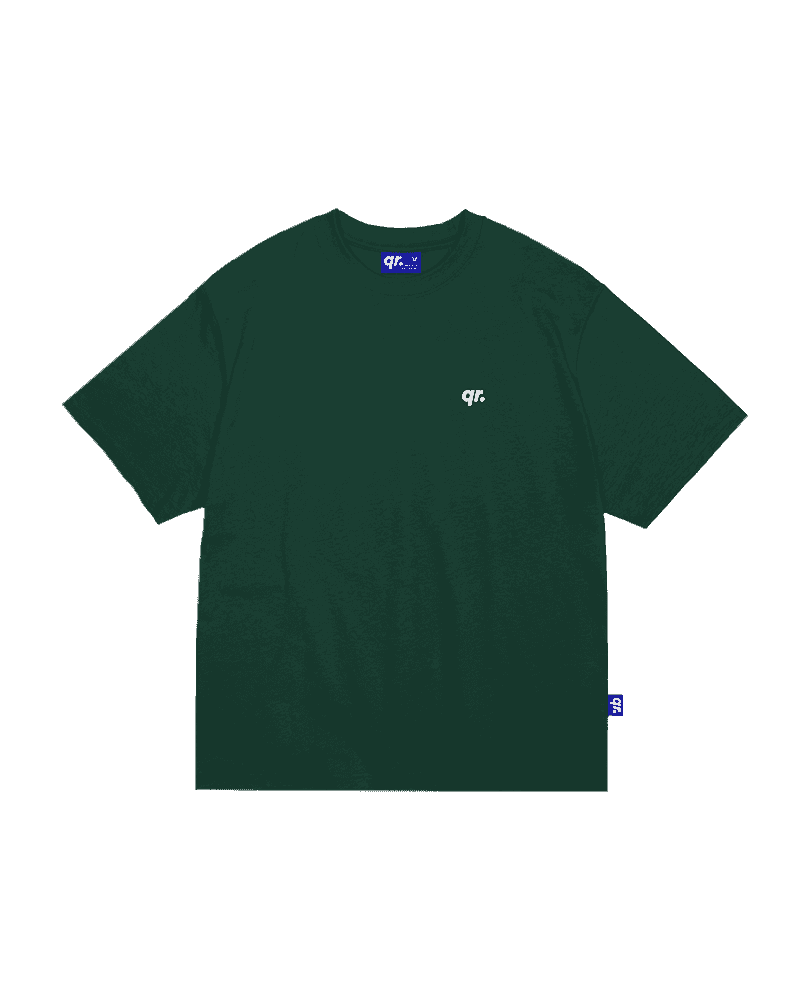 T-SHIRT QR BASIC dark green