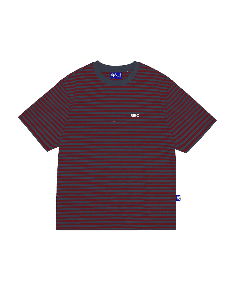 ФУТБОЛКА STRIPED ҚОЮ КӨК-ҚОЮ ҚЫЗЫЛ