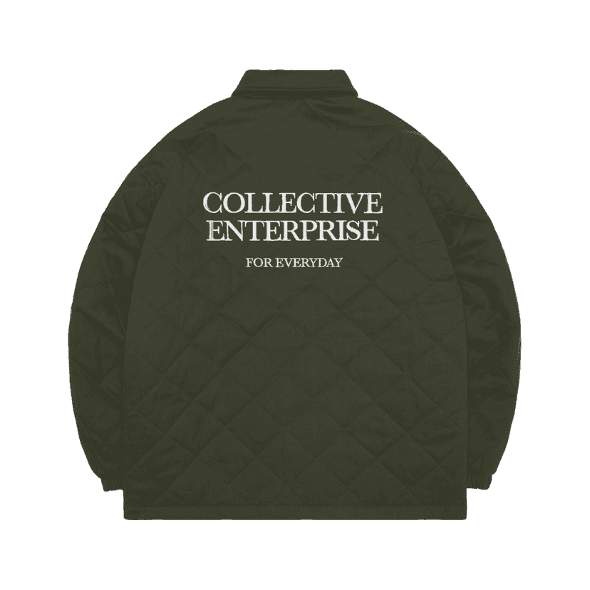 jacket quilted khaki