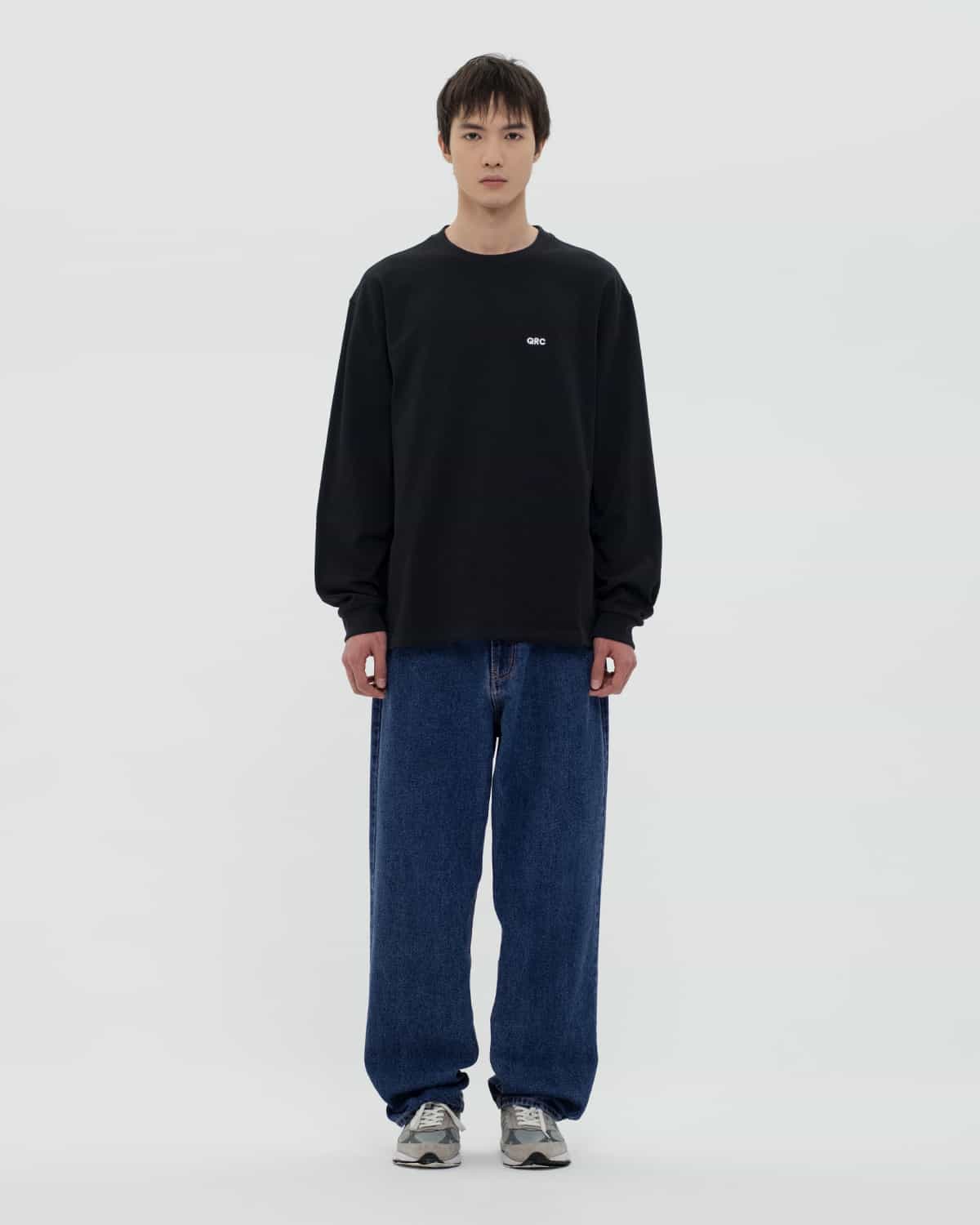 LS ФУТБОЛКА BASIC QRC ЧЁРНАЯ