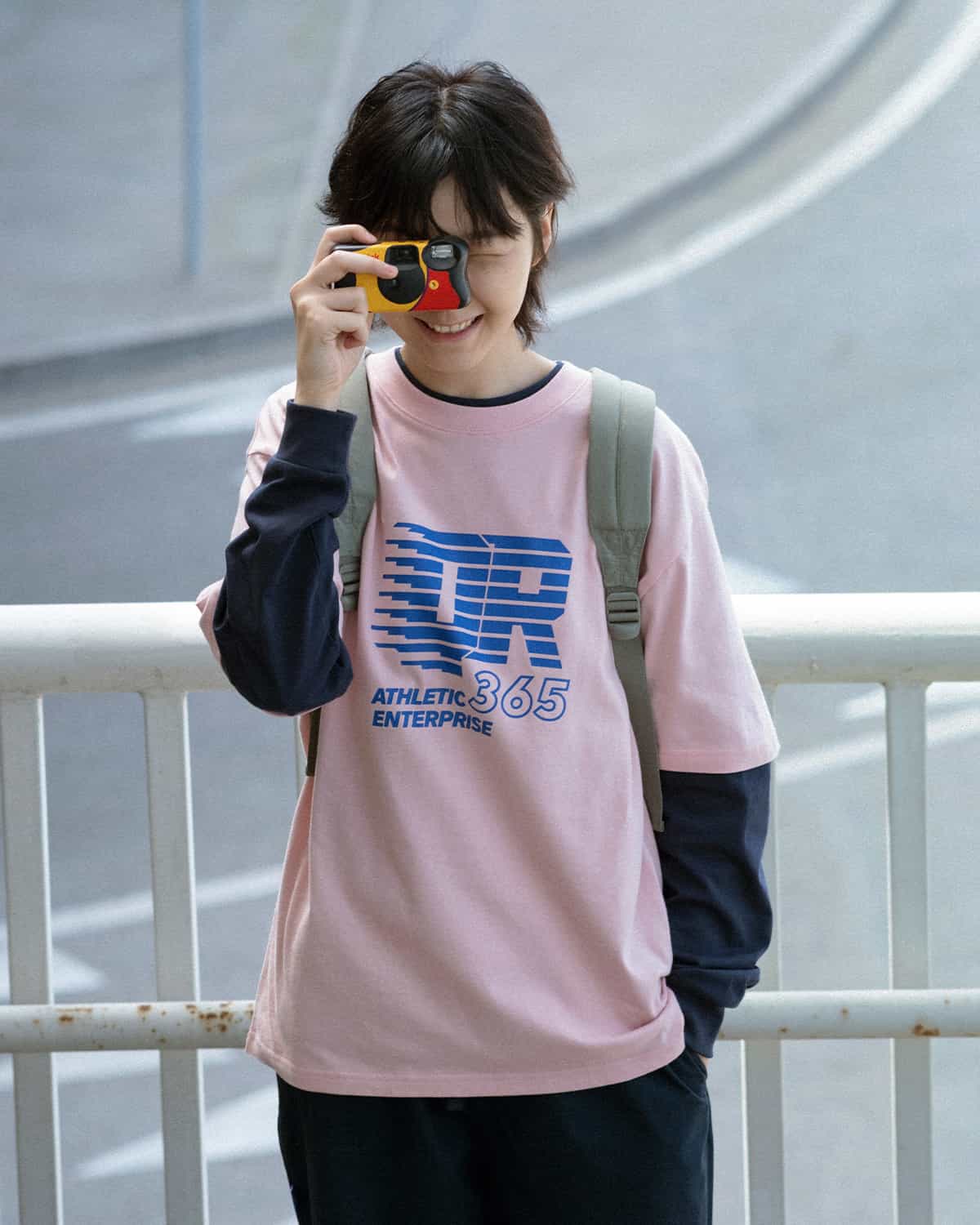 T-SHIRT ATHLETIC  pale pink