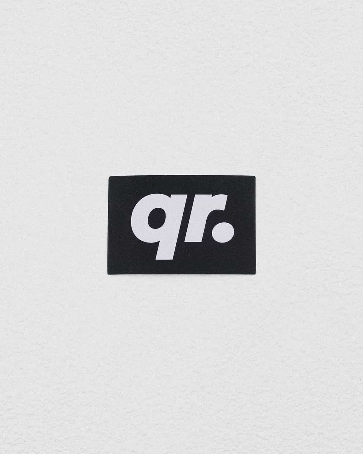 стикер qrd чёрный 