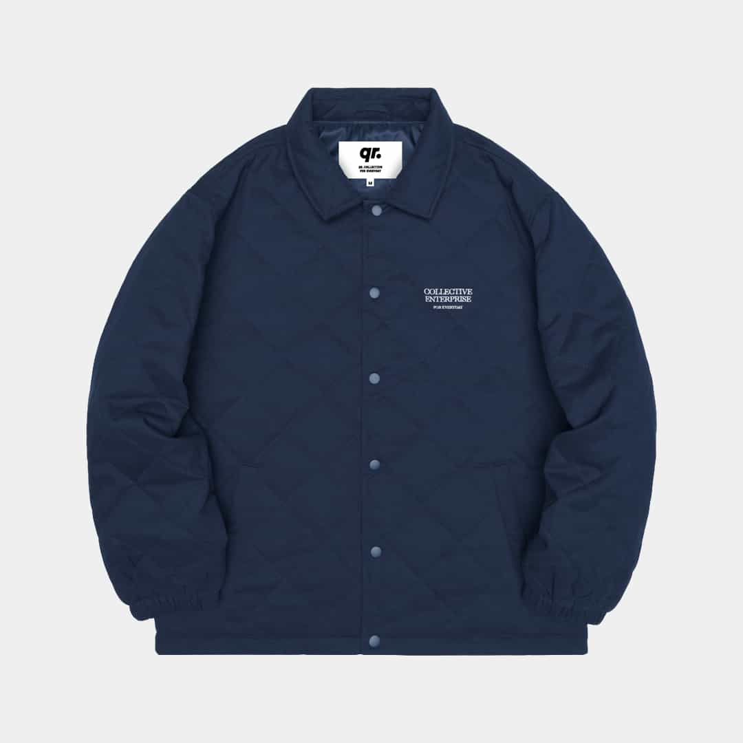 jacket quilted dark blue