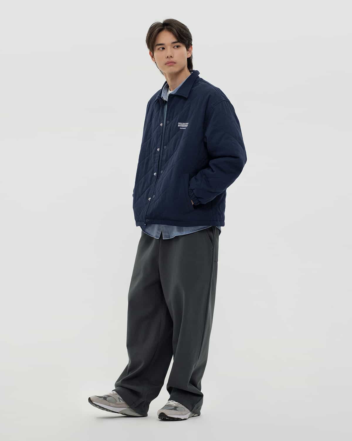jacket quilted dark blue