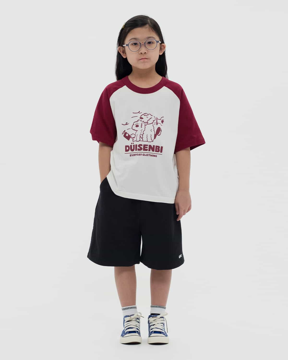 ДЕТСКАЯ ФУТБОЛКА DUISENBI БОРДОВАЯ 