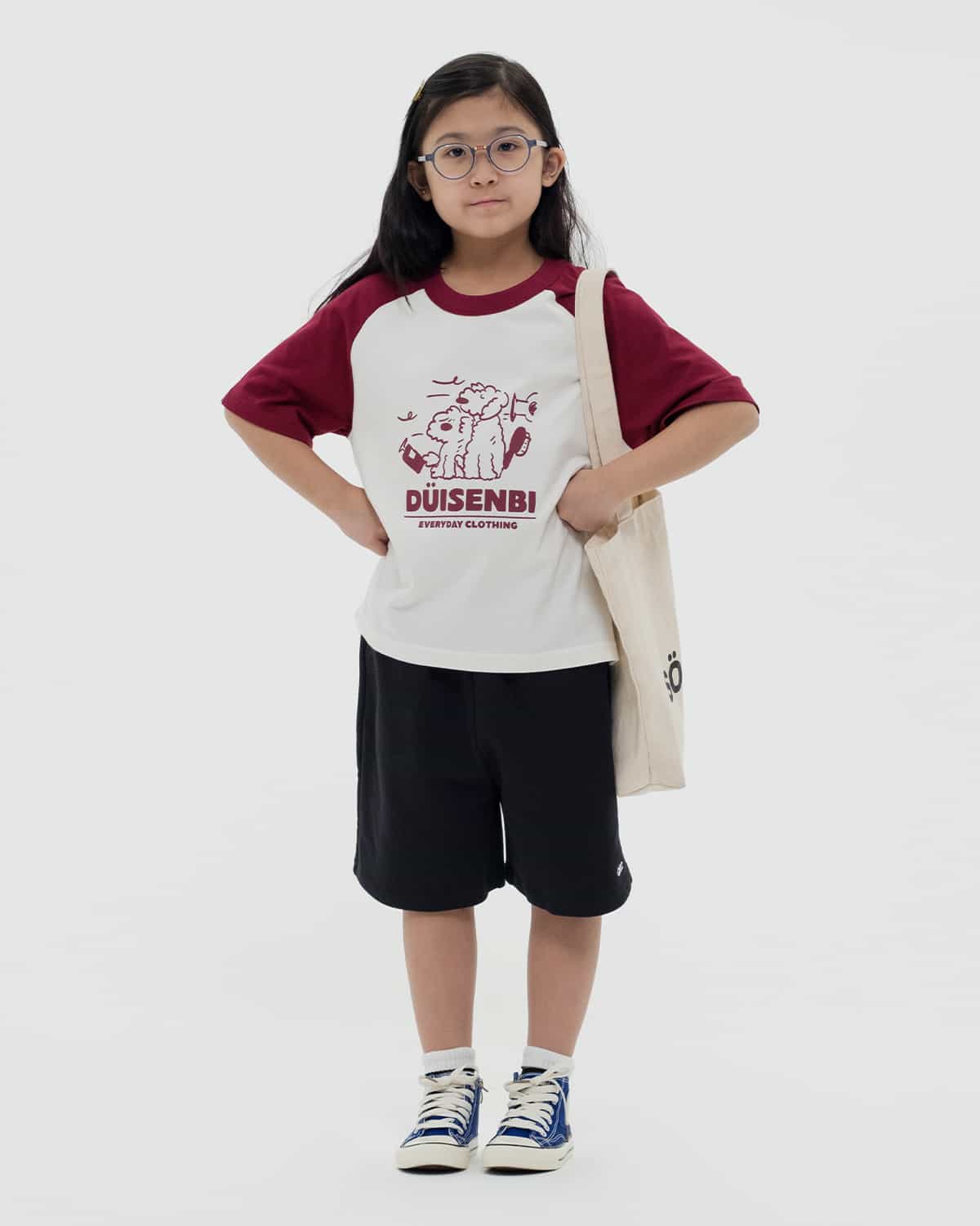 ДЕТСКАЯ ФУТБОЛКА DUISENBI БОРДОВАЯ 