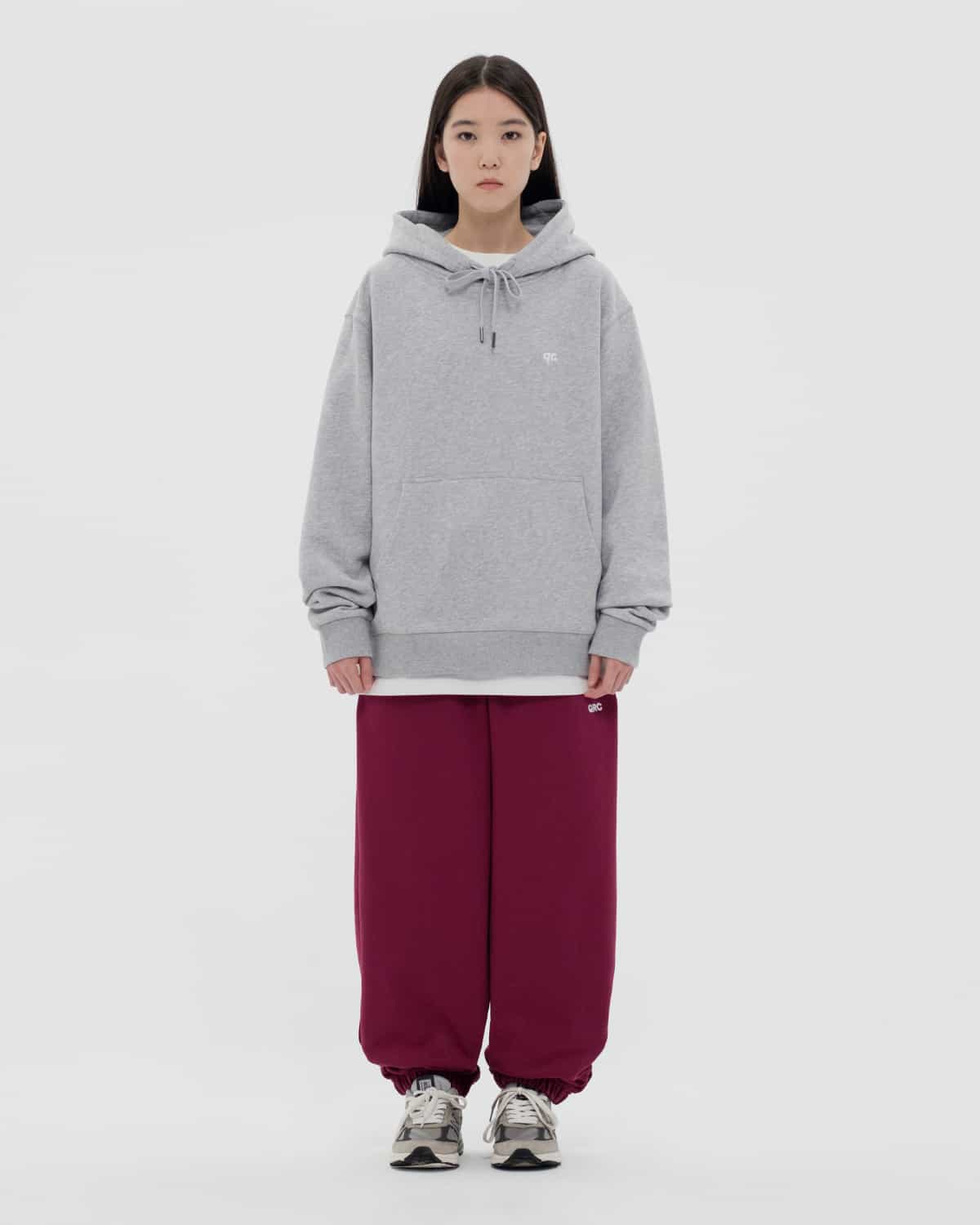 ХУДИ BASIC QRD СЕРЫЙ МЕЛАНЖ