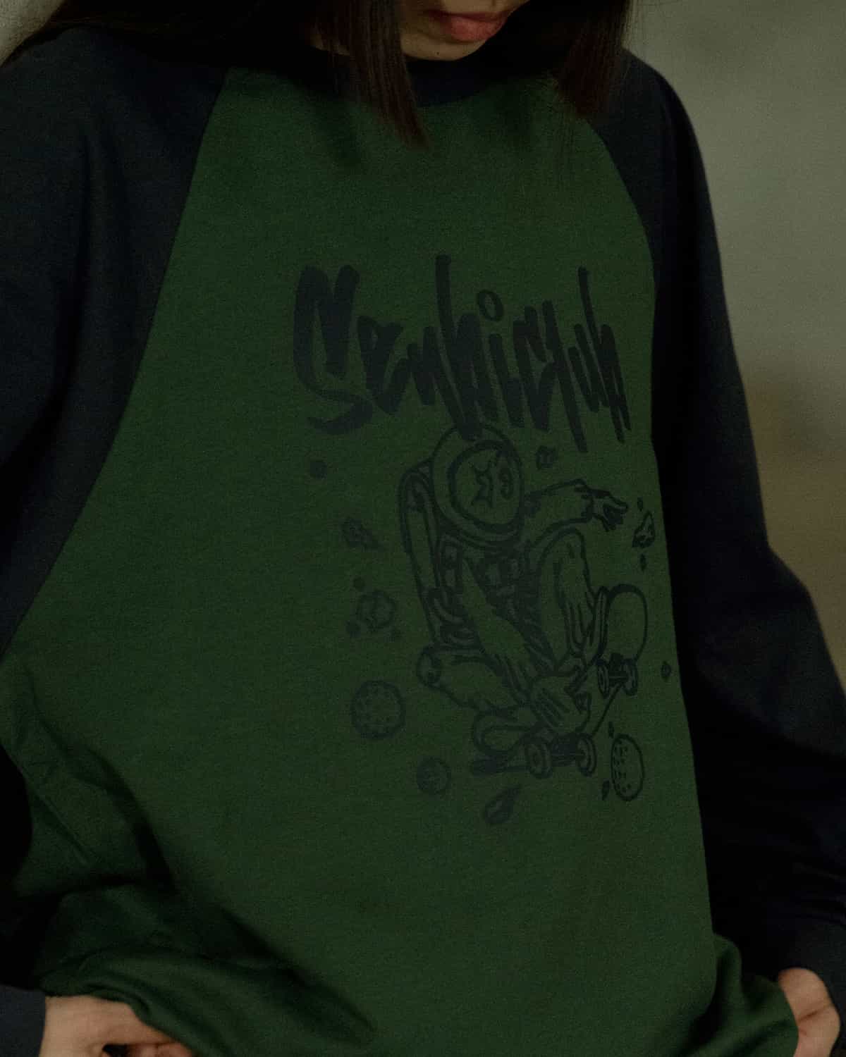 LONGSLEEVE 2COLOR GREEN