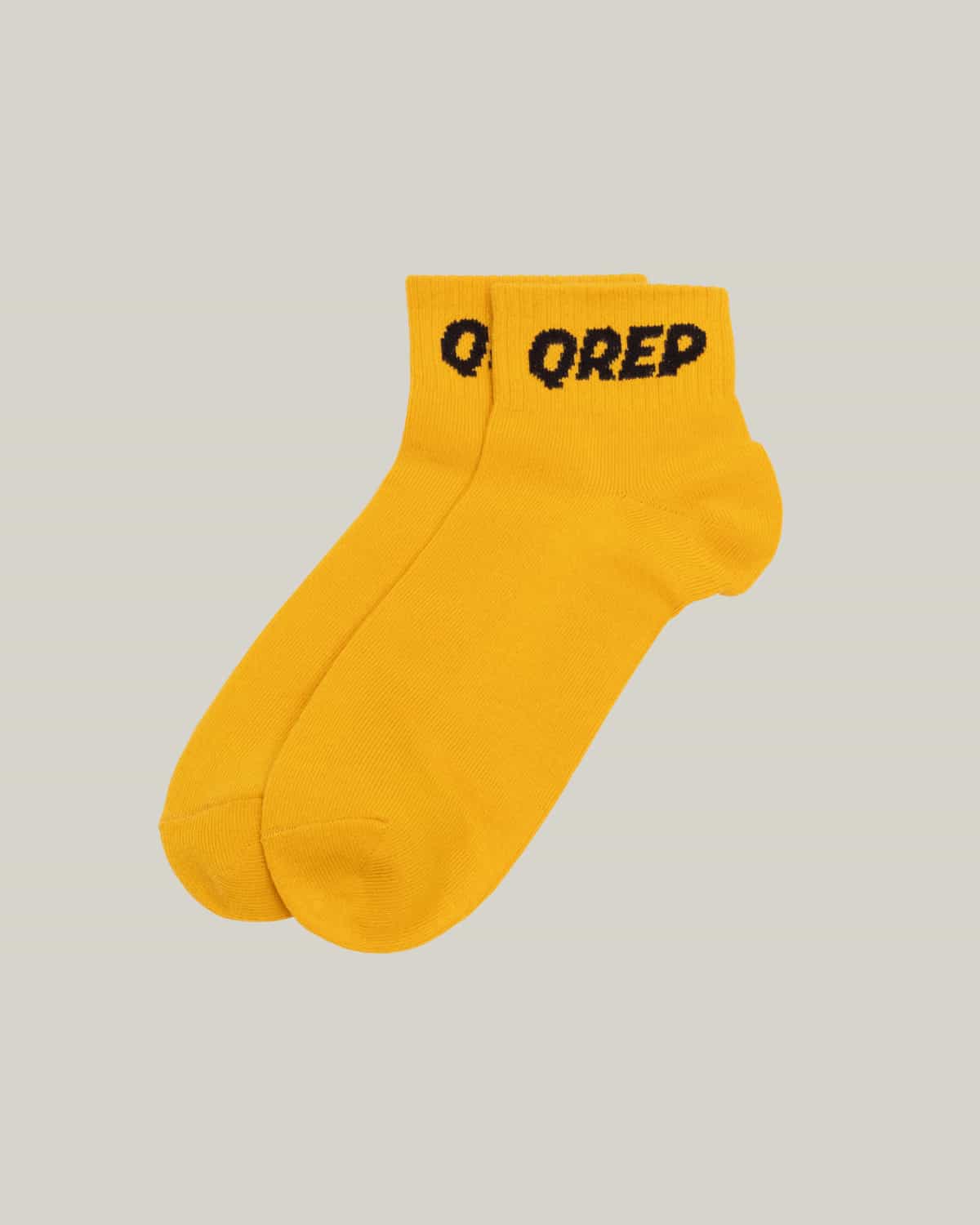 короткие Носки QREP горчичные